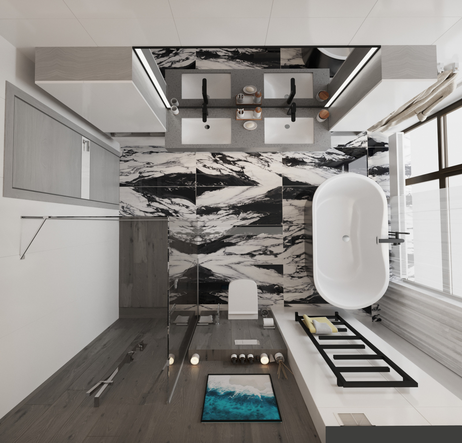 интерьер таунхауса