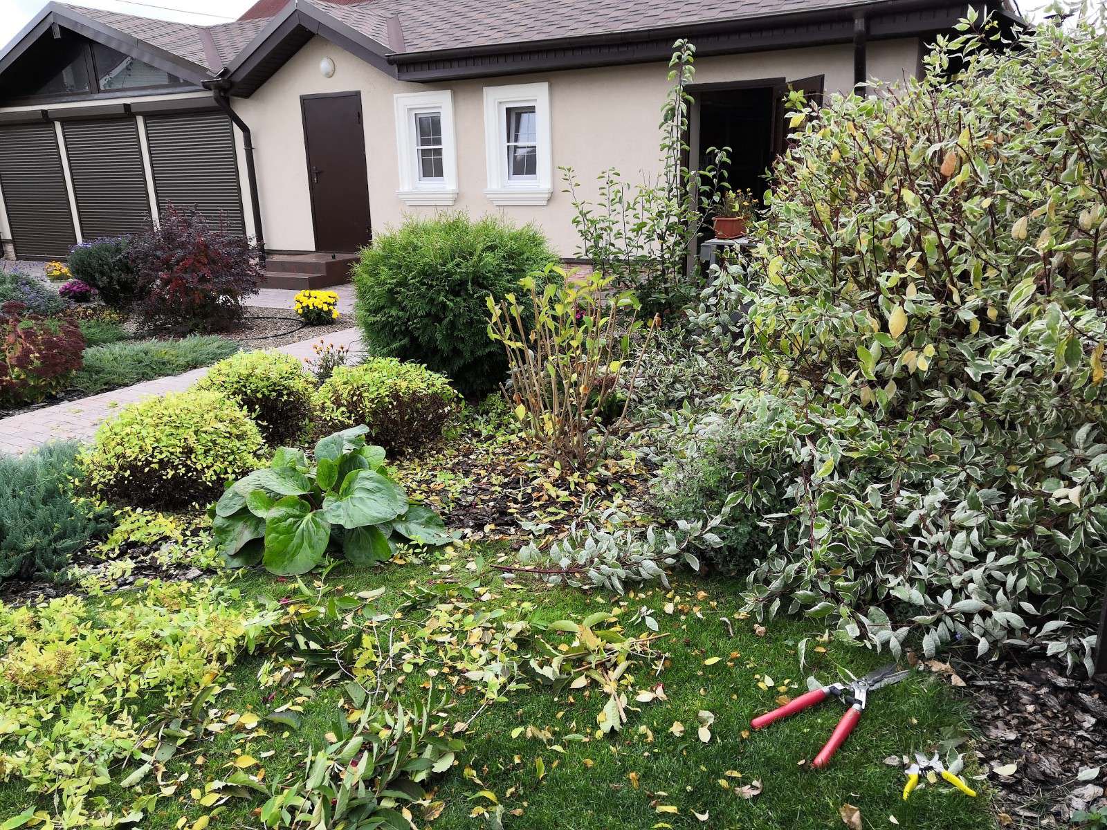 Уходные работы в саду