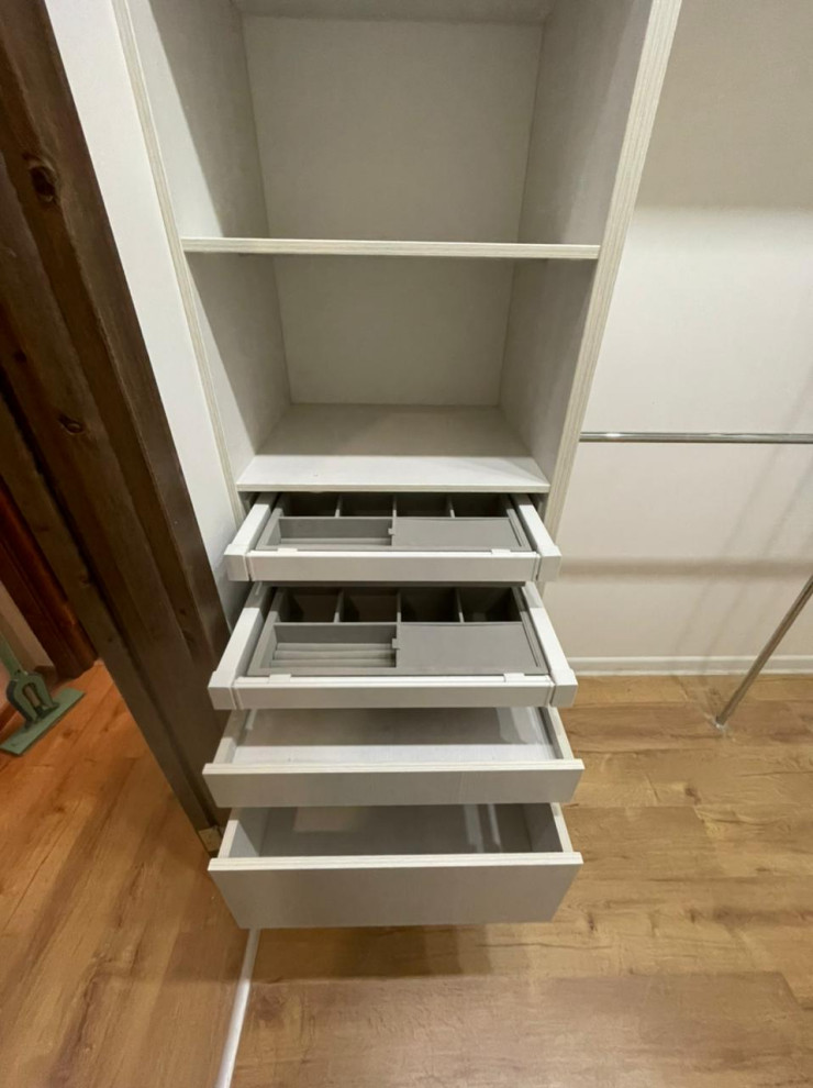 Гардеробная с подсветкой