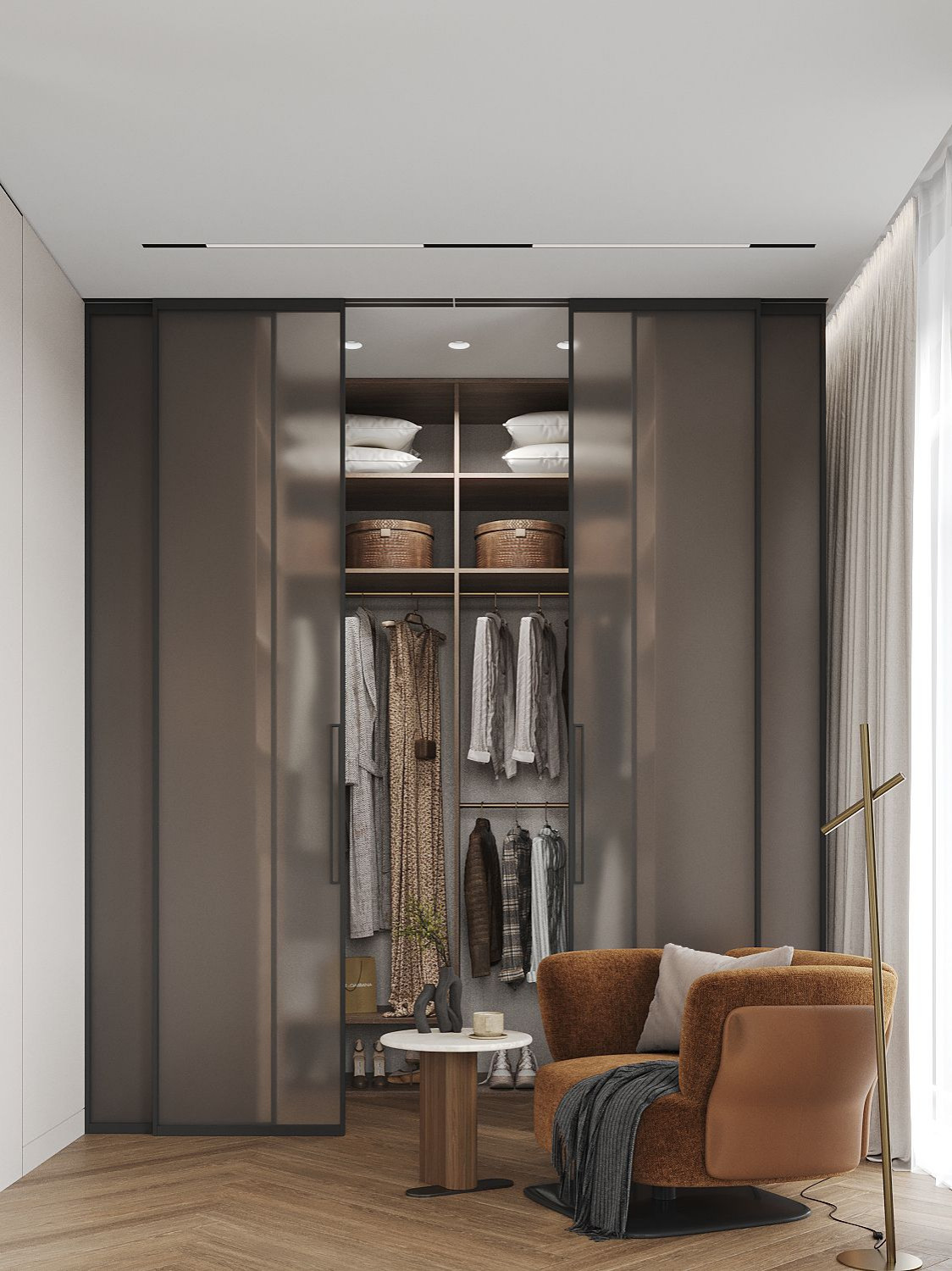 Современный интерьер с теплой атмосферой и эко-акцентами