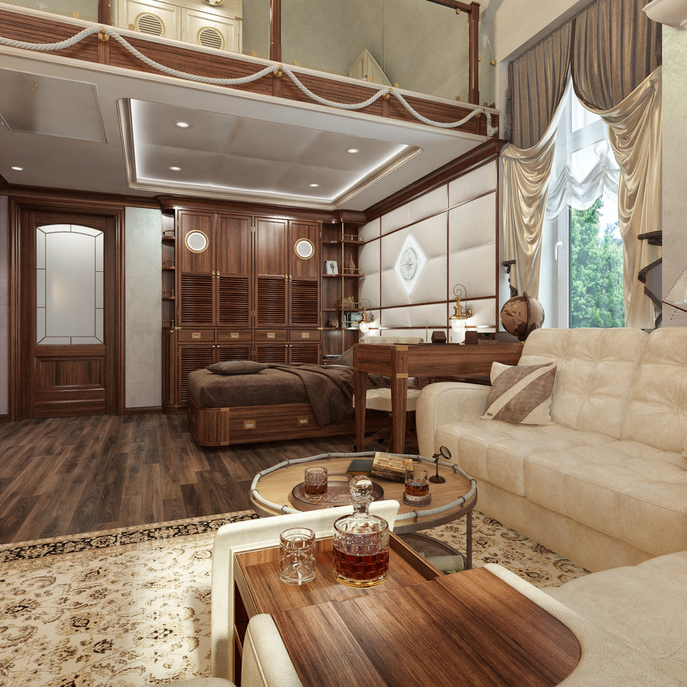 Двухярусная квартира в  Старом Петергофе