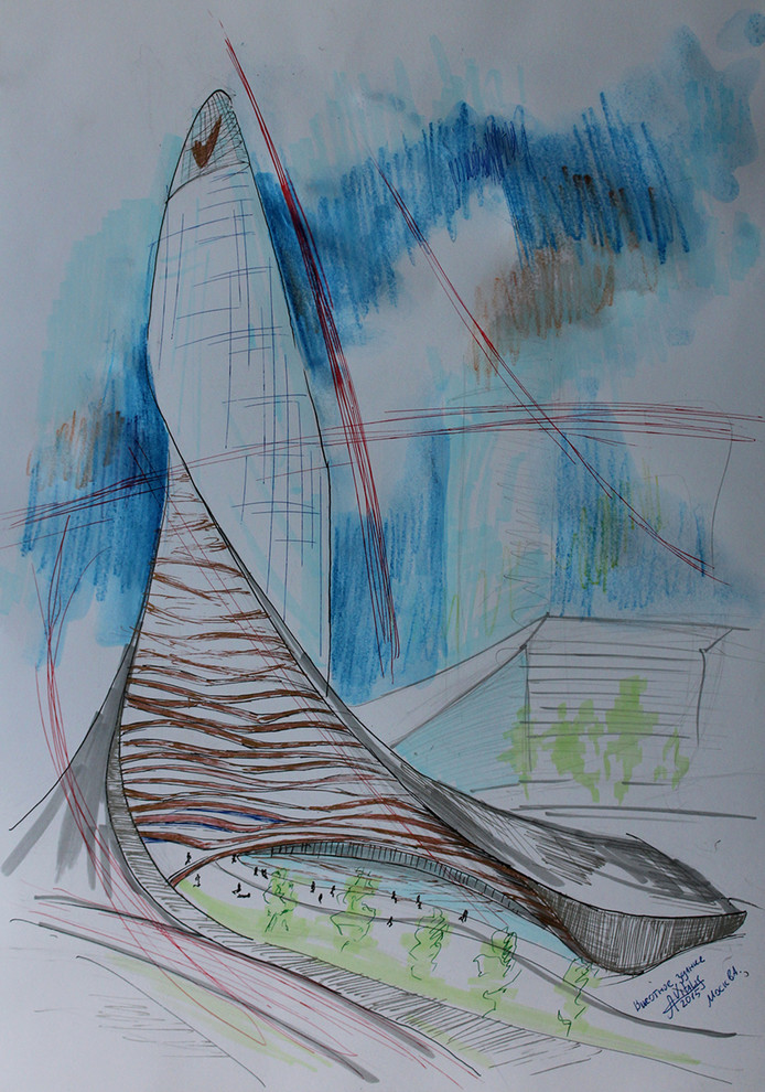 Размышление с карандашом - высотные здания