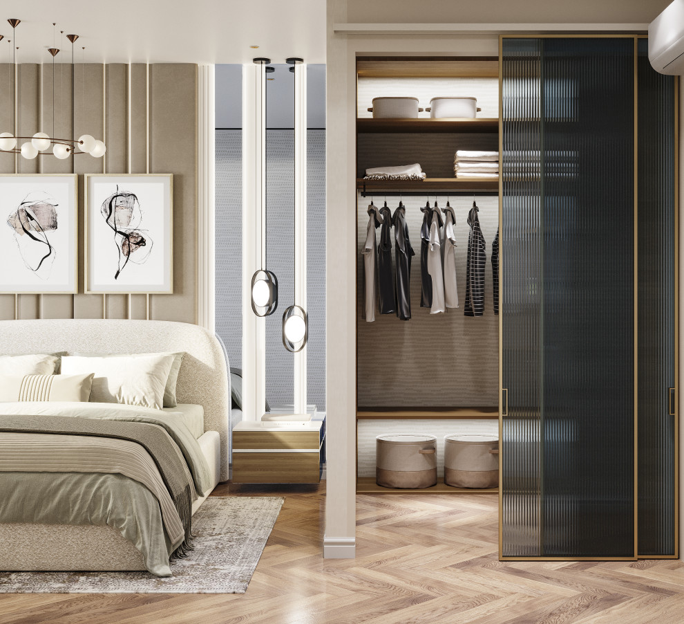 Проект 3-х комнатной квартиры THE WHITE SAVANNAH