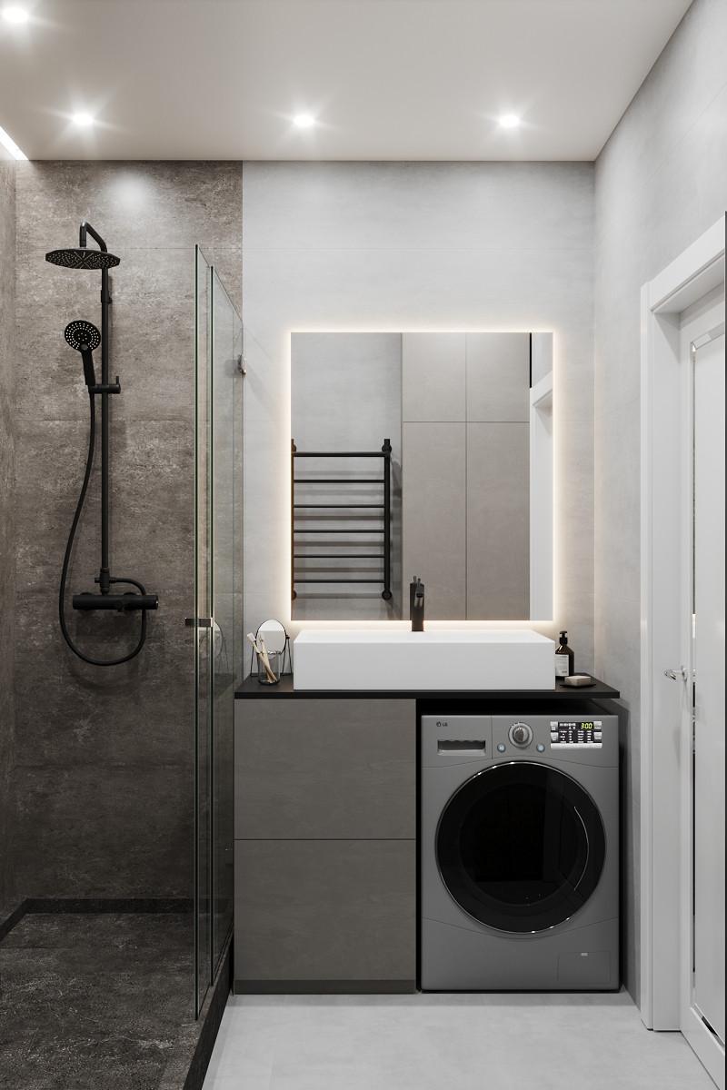 Проект 2х комнатной квартиры для молодой пары с детской для мальчика на вырост