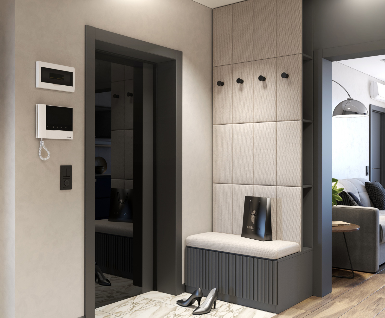 Дизайн-проект квартиры 75 кв.м, г.Тверь