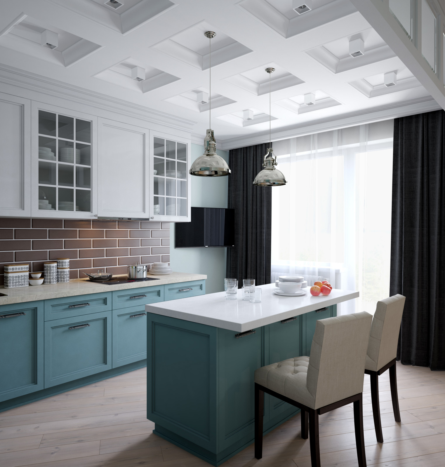 Квартира в Скандинавском стиле 130 м2