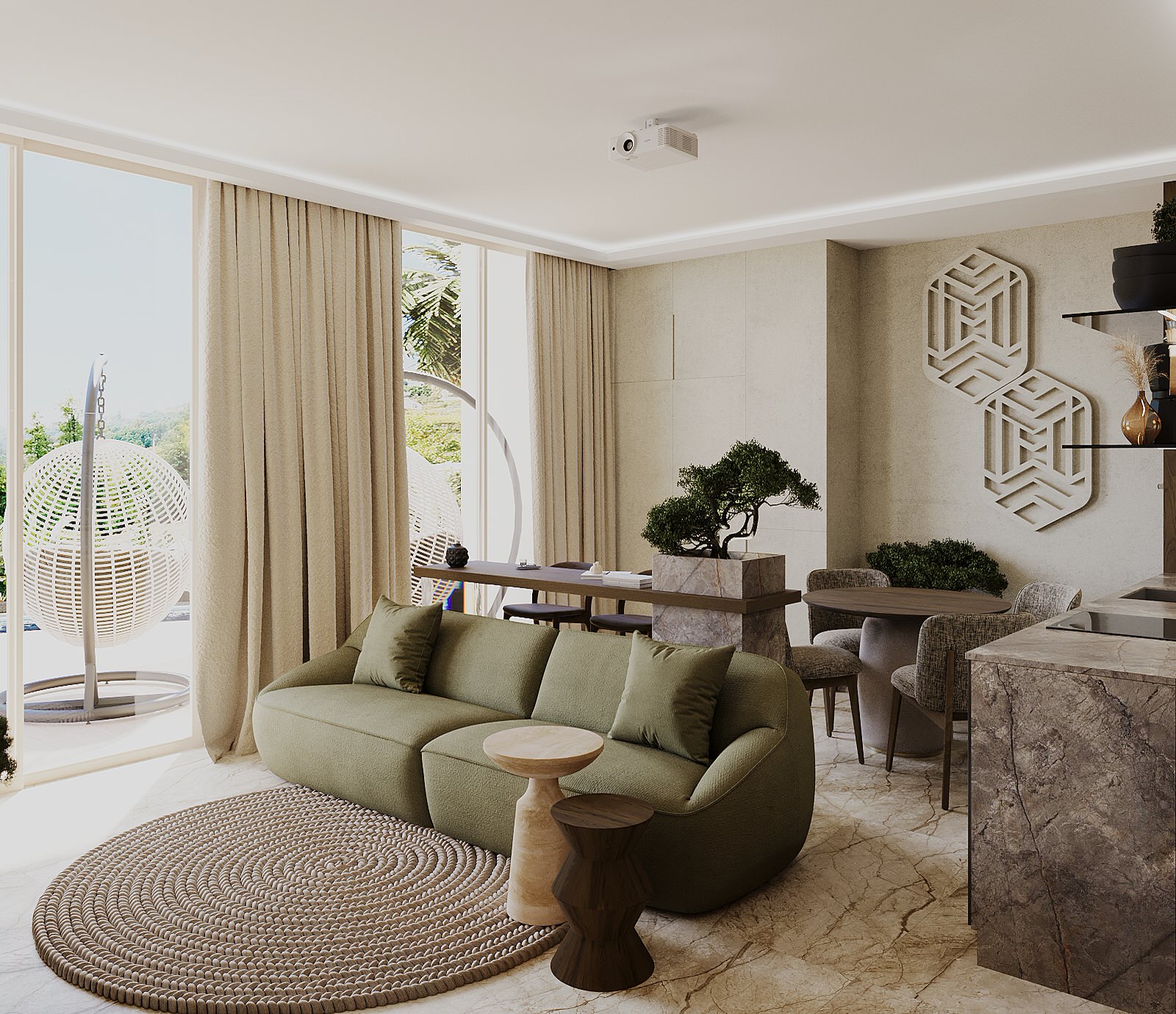 Обложка проекта: Интерьер 1-но этажной MINIVILLI.terra