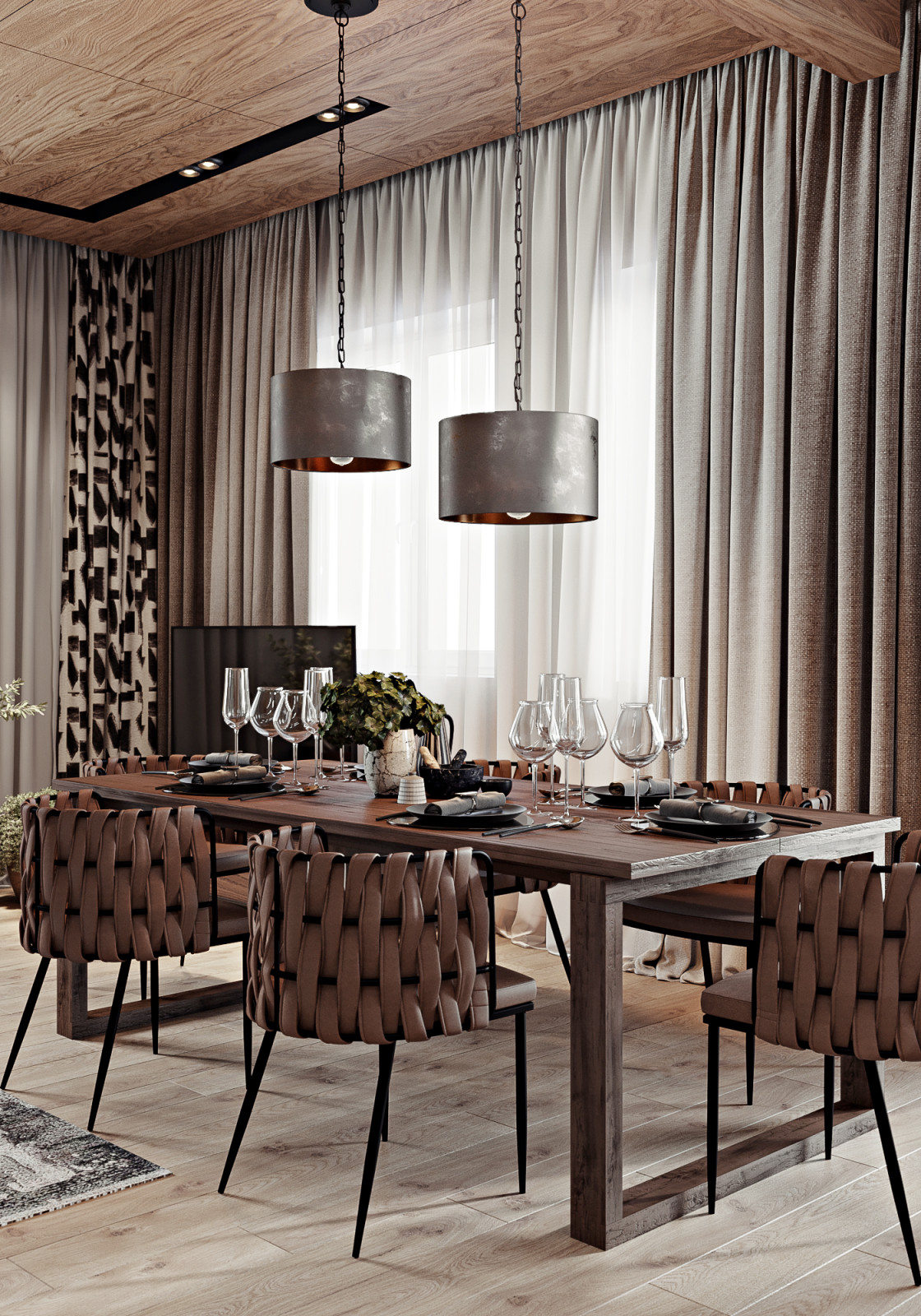 Дизайн интерьера дома в Новофедоровском