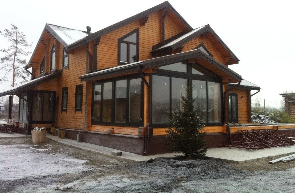 Дома из клееного бруса