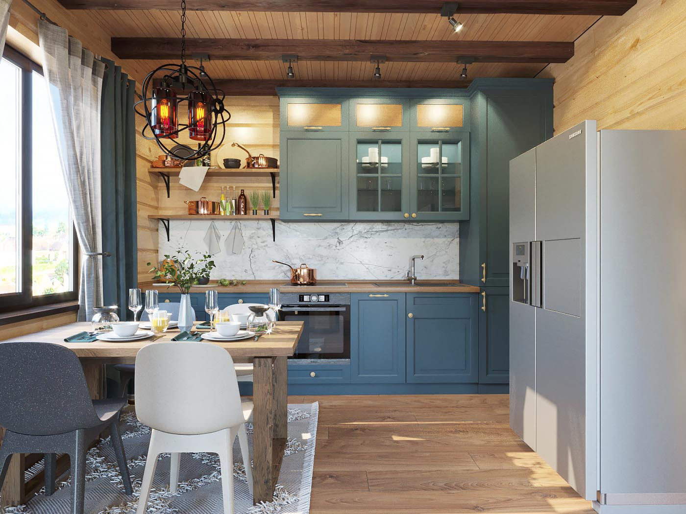 Обложка проекта: Дача из бруса