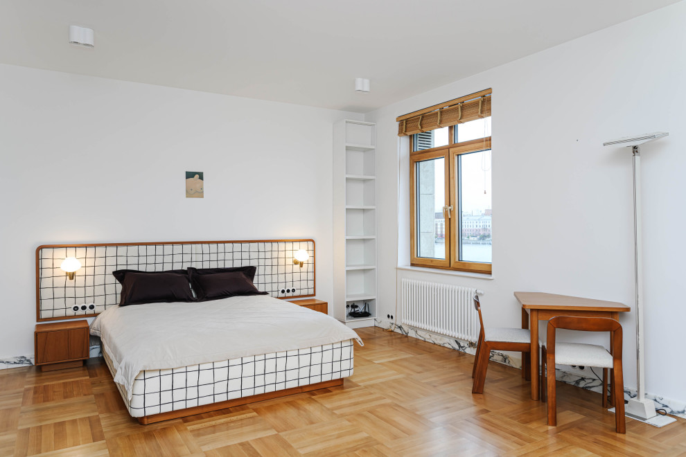 Мраморная студия в снежный день