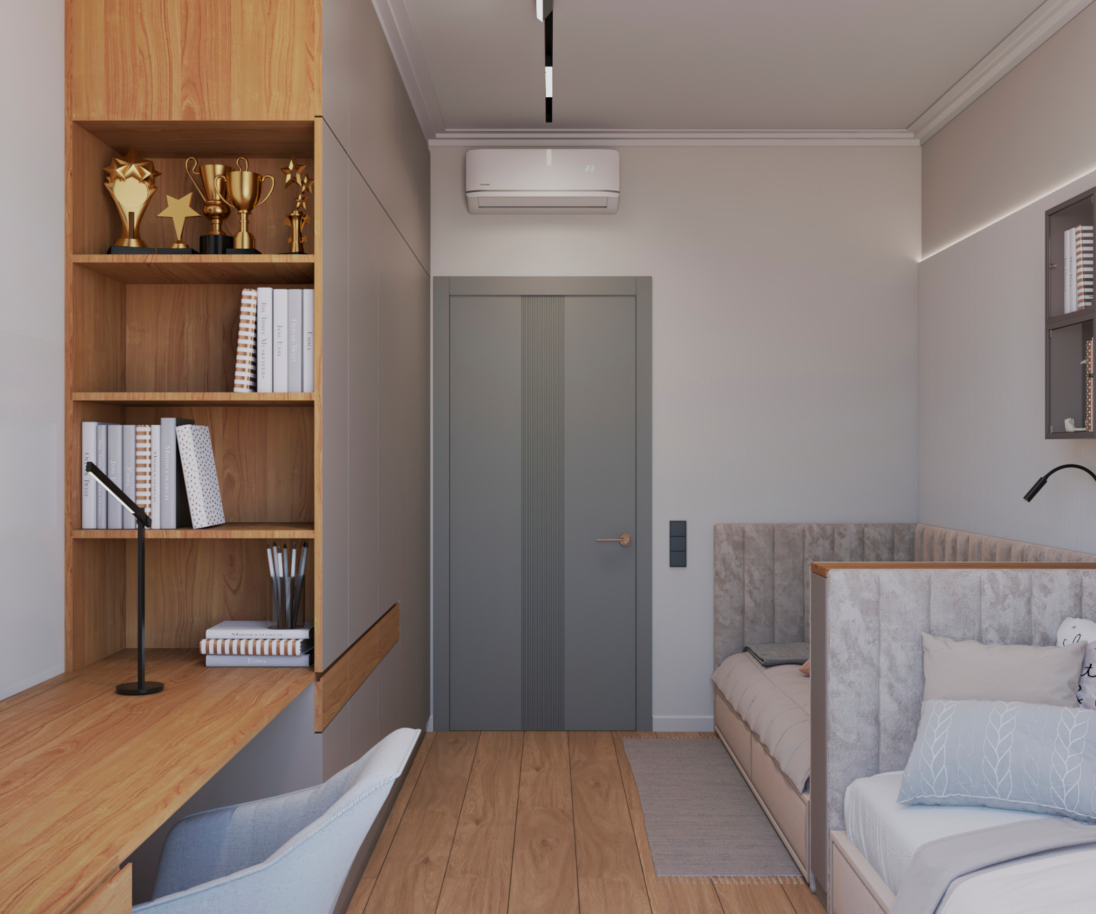 Дизайн-проект квартиры для семьи с 4 сыновьями