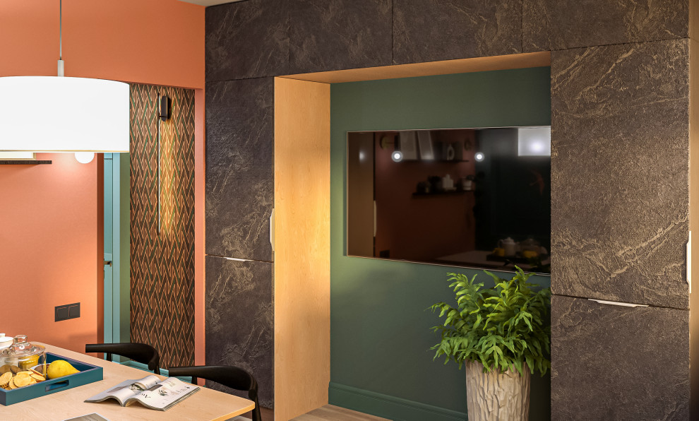 Дизайн-проект интерьера кухни-гостинной