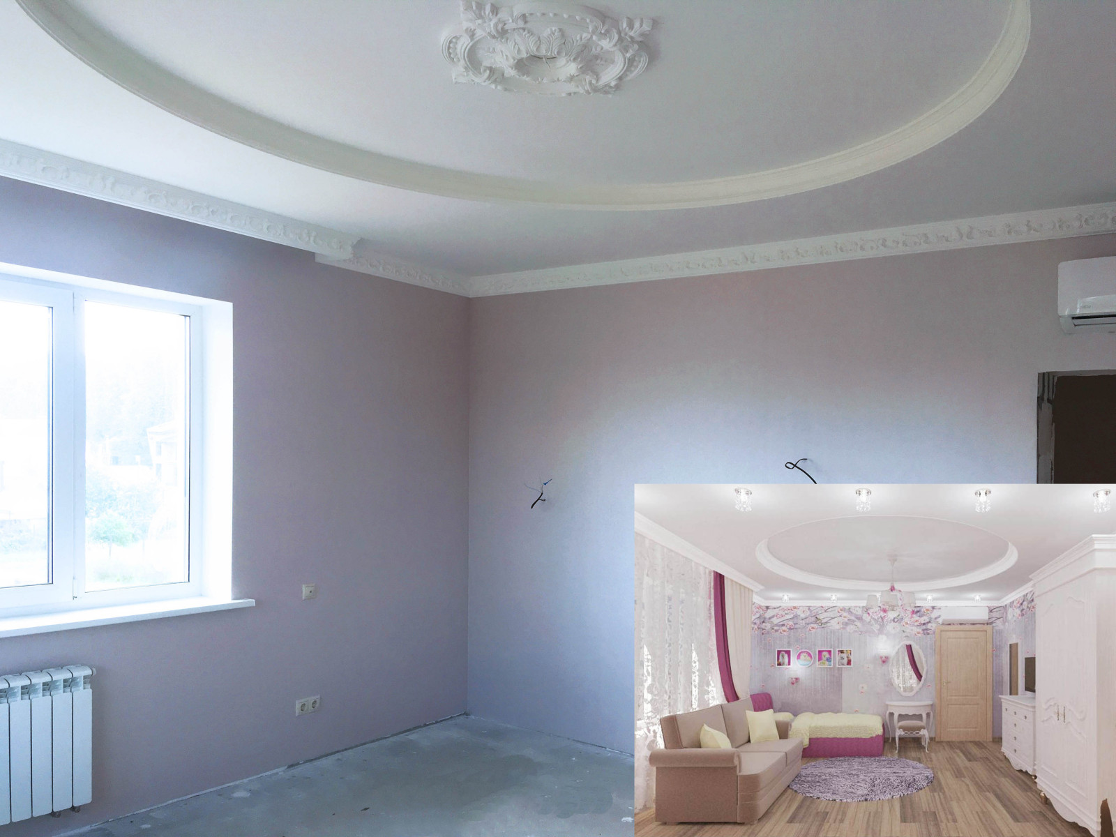 Фото текущего ремонта, дом 250 кв.м., 2019г.