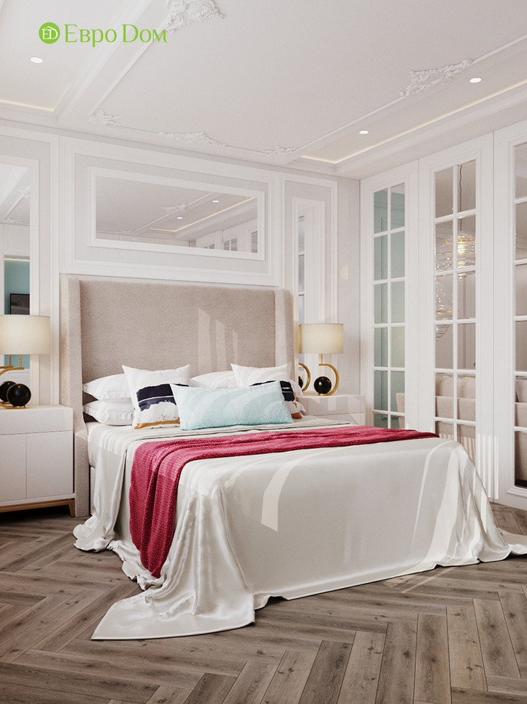 Дизайн четырехкомнатной квартиры 110 кв. м в стиле неоклассика. Фото проекта