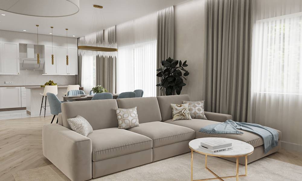 1й этаж частного дома