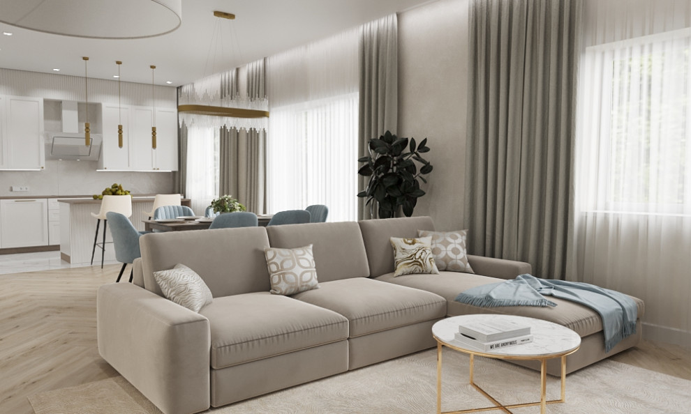 1й этаж частного дома