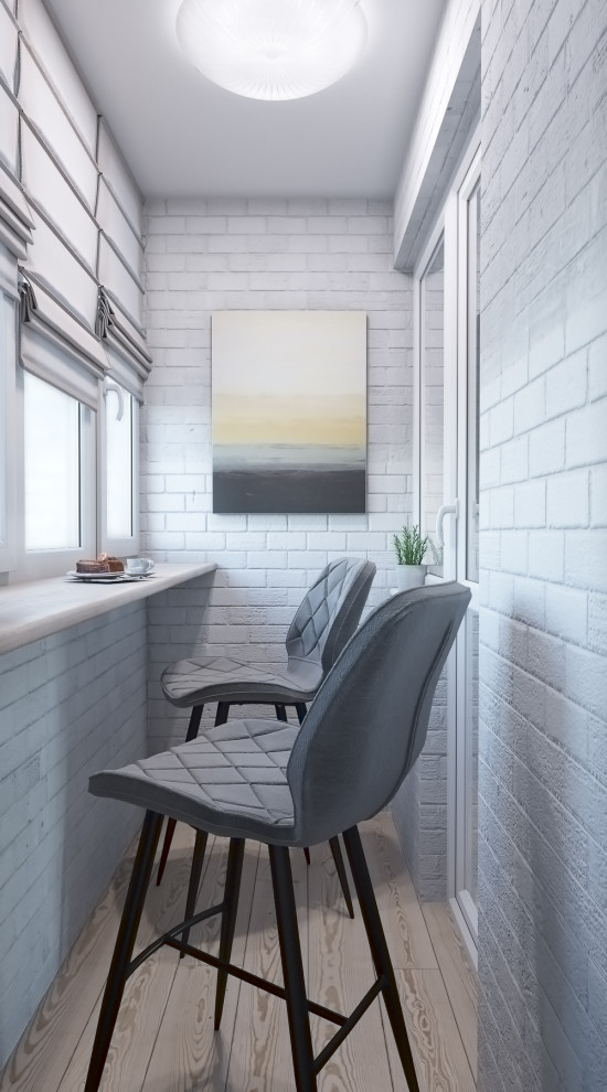 Однокомнатная квартира 35 квадратных метров в современном стиле