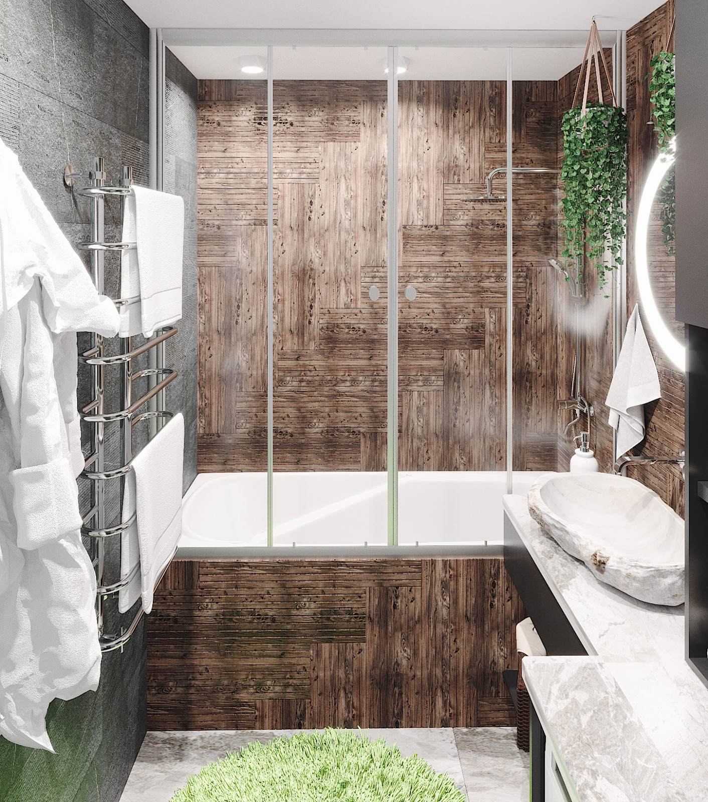 3-ком. квартира в стиле фьюжн