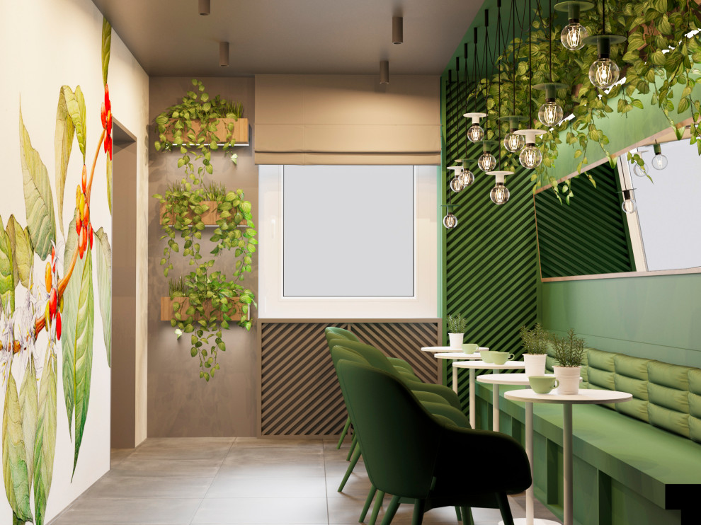 "Green Green". Сеть кофеен город Красноярск, 2021год.