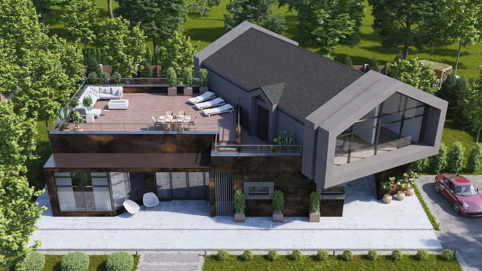 Проект индивидуального жилого дома 006