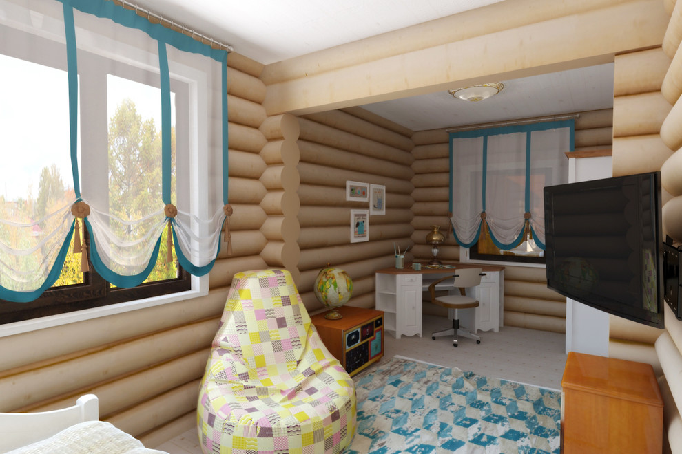 Обложка проекта: Деревянный дачный дом в "Летних юртах"