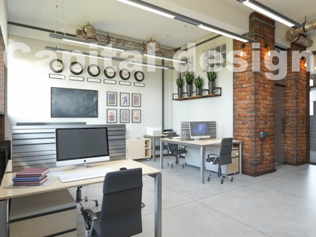 Офис в стиле лофт