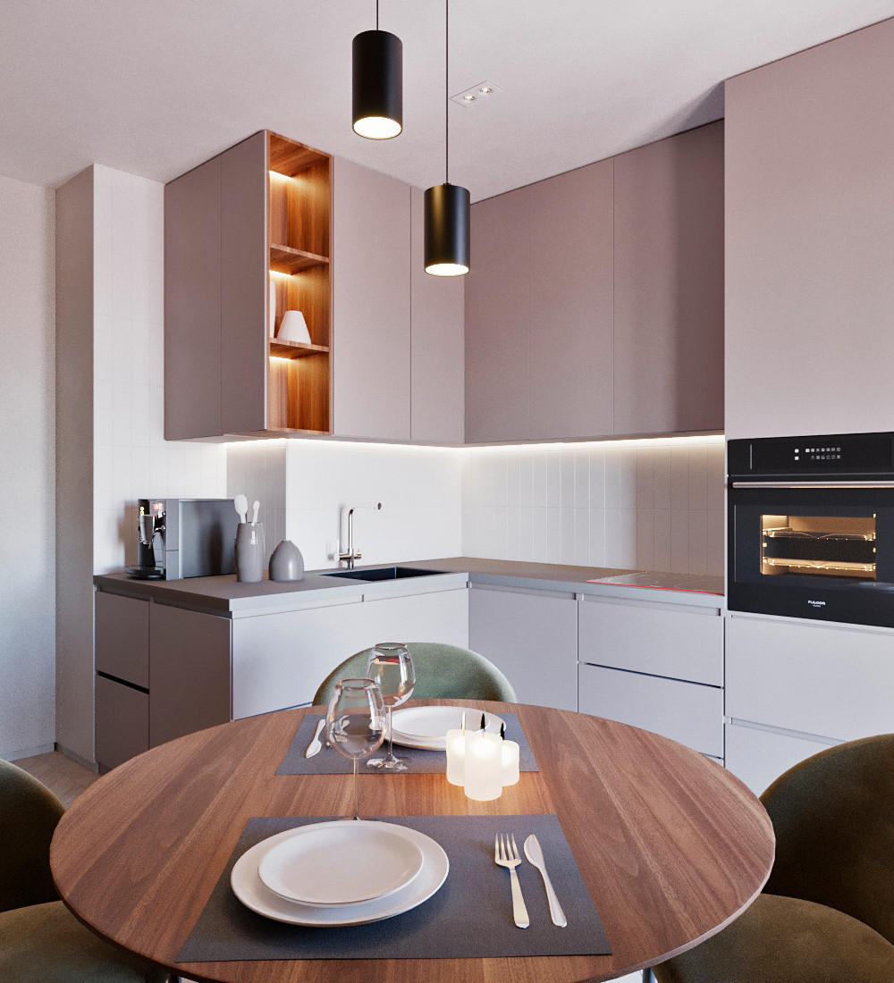 Квартира в современном стиле для молодой пары