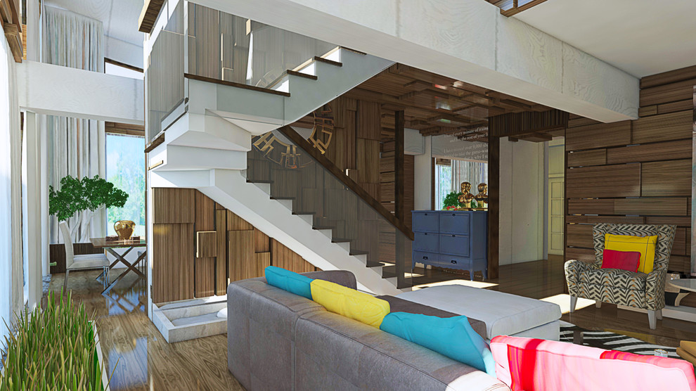 Интерьер чпстного дома поп-арт