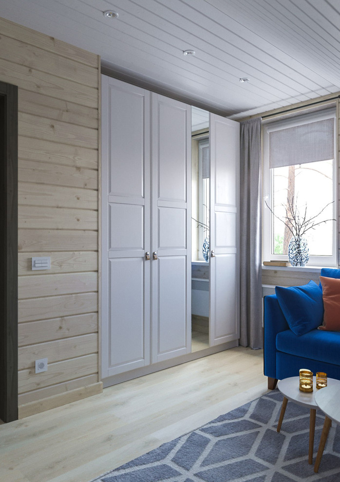 Мансардный этаж в сканди стиле