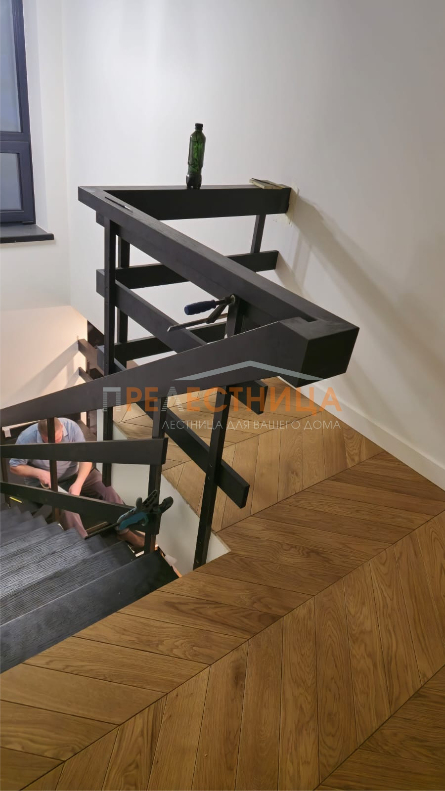 Облицовка лестницы в Санкт-Петербурге