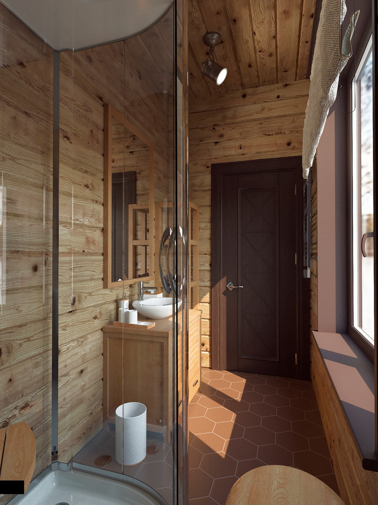 Интерьер загородного дома из бруса