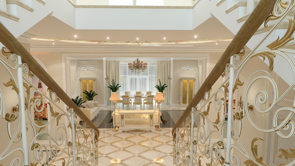 Интерьеры особняка 845 кв.м. в Свердловской области