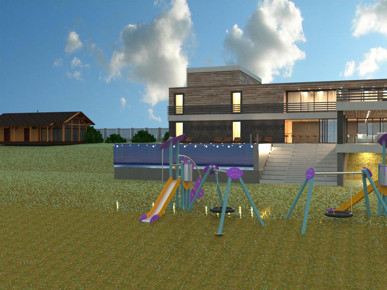 Вилла с бассейном