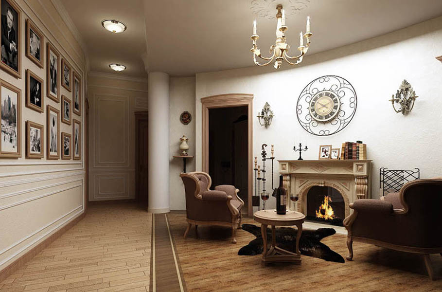 Дизайн-проект  квартиры в классическом стиле, Санкт-Петербург