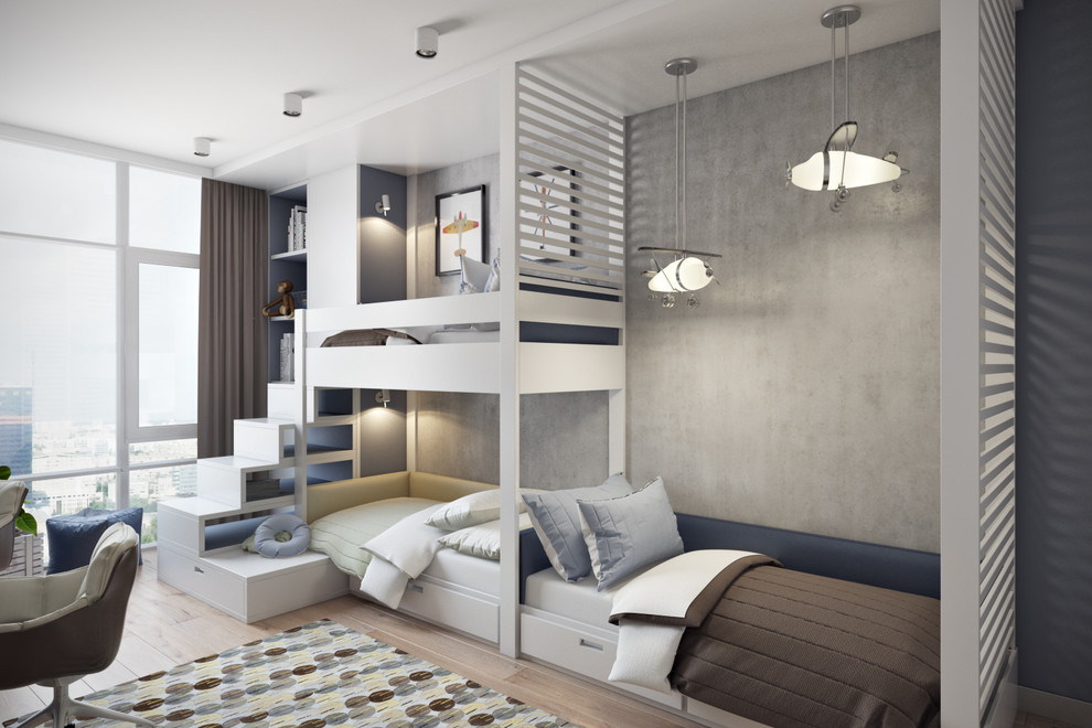 Дизайн интерьера "Многоликость серого"