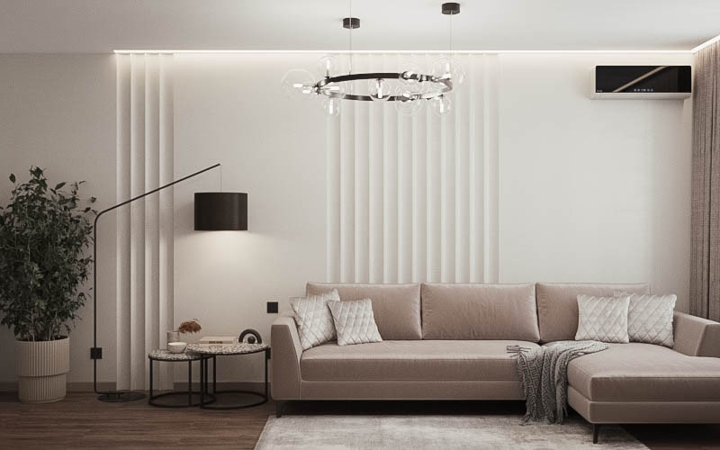 Нежная двушка в  ЖК Атлант