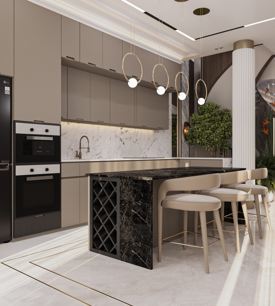 Проект "Бархат", интерьеры таунхауса