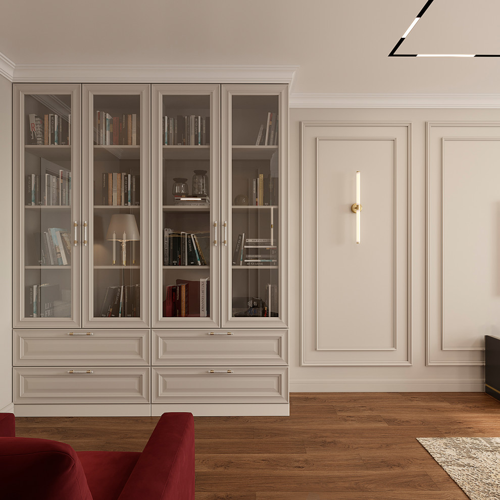 Светлая квартира в стиле неоклассика