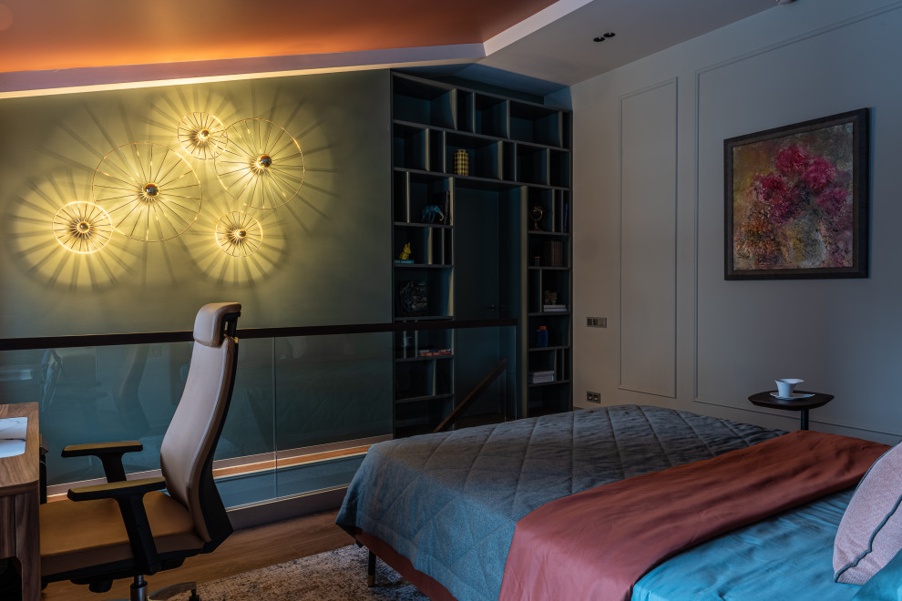 Взрыв цвета на мансардном этаже