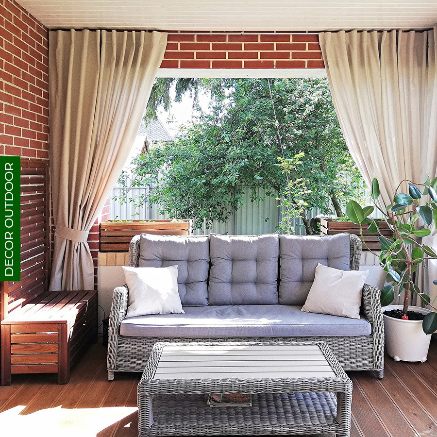 Уличные шторы на веранду