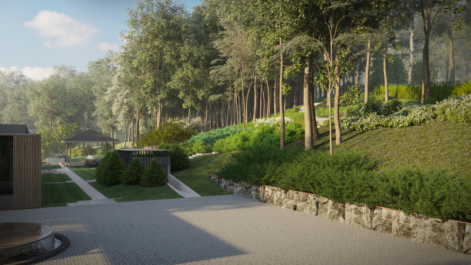 Сад на склоне. 5 Га 2020 г