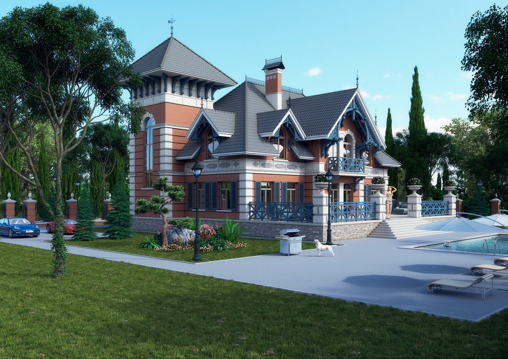 дом в русском стиле