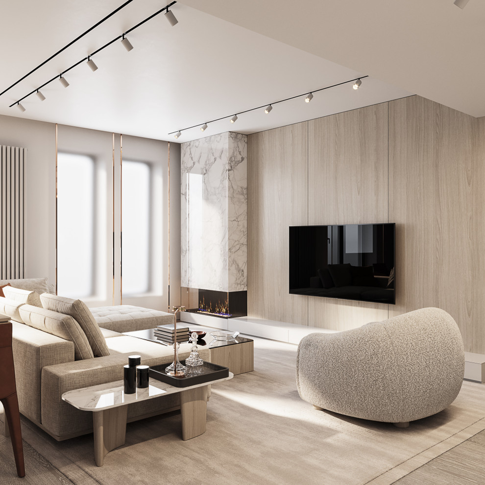 Дизайн интерьера четырехкомнатной квартиры