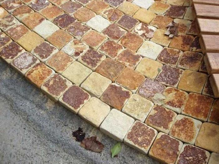 Мощение натуральным камнем