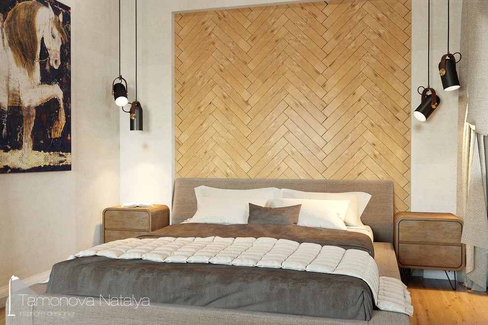 Обложка проекта: Спальня в скандинавскои стиле