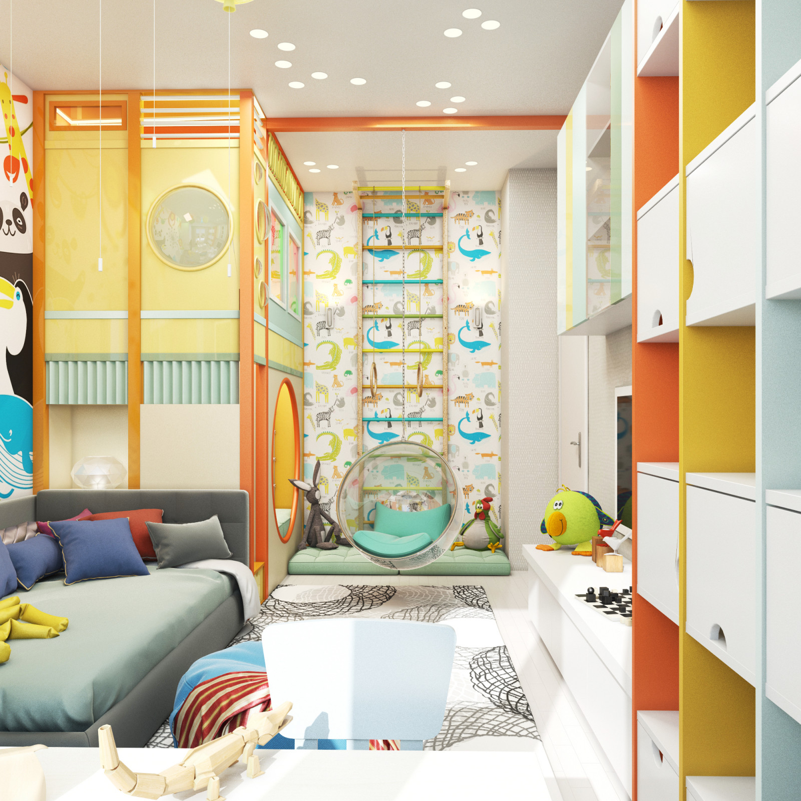 Там, где много Детских Комнат