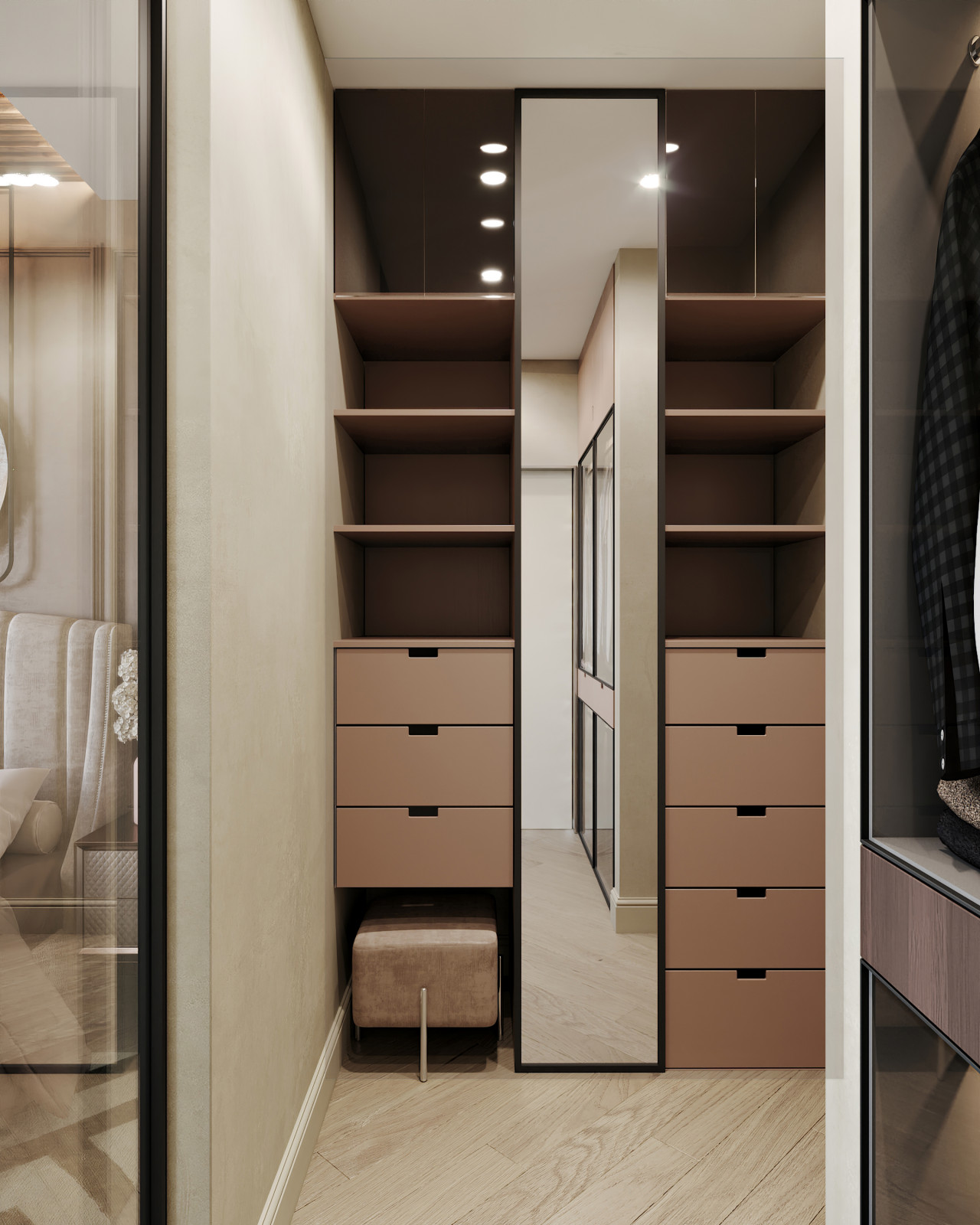 Мастер-спальня (гардероб)