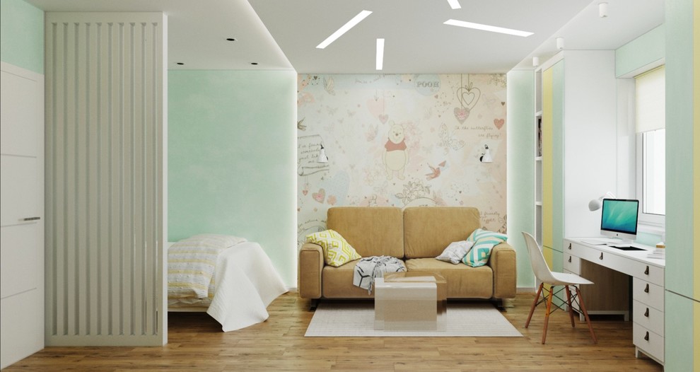 Дизайн проект в ЖК "120 Квартал" в экомини стиле