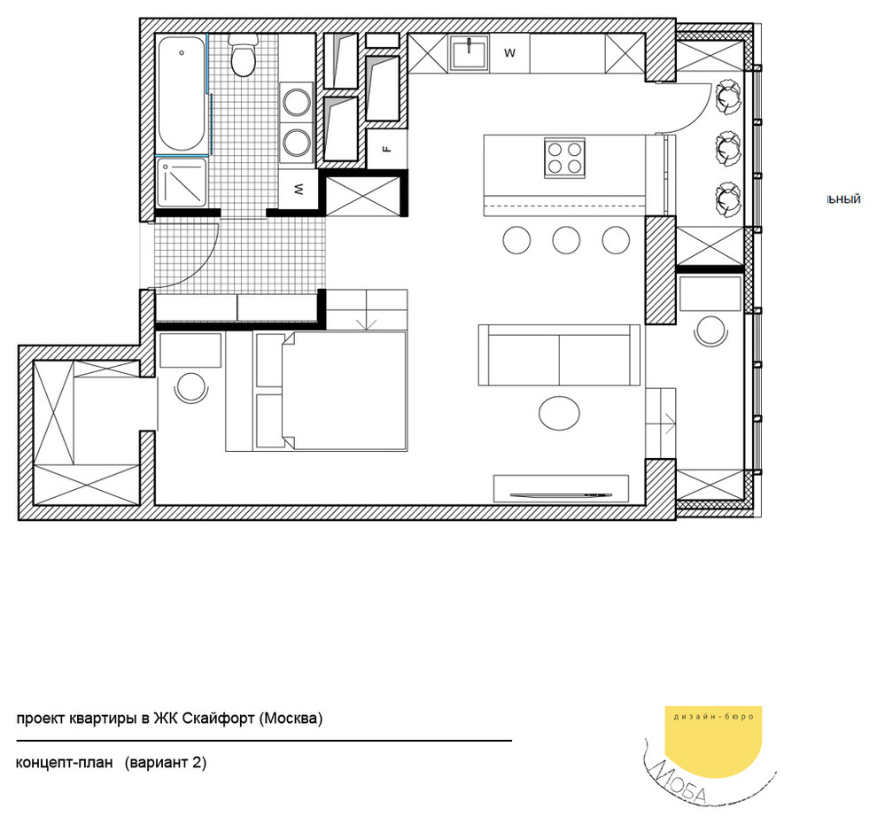 Квартира для молодой семьи в ЖК Скайфорт